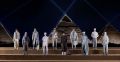 Pánska prehliadka Dior predstavená pred pyramídami v Gíze