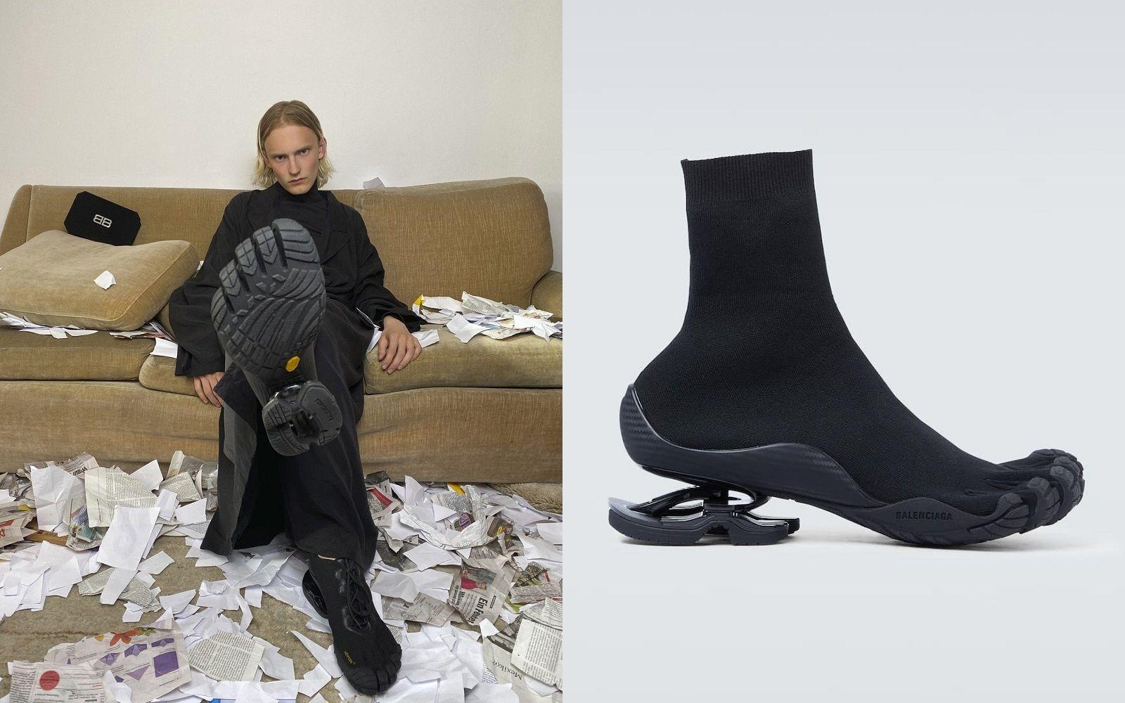 Veľké diskusie rozprúdila značka Balenciaga, keď v spolupráci s Vibram uviedla v rámci svojej kolekcie FW20 limitovanú edíciu Toe Sneaker.