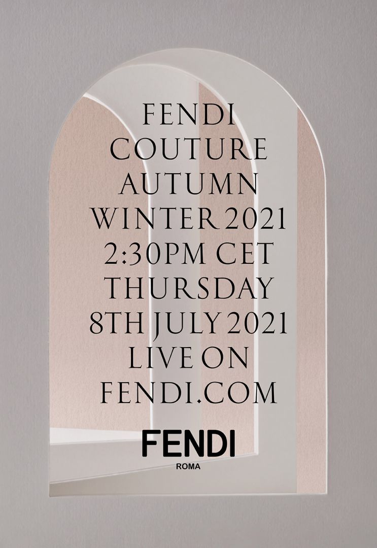 Invitation to Fendi Couture Autumn Winter 2021